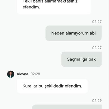 Tekli Bahis Engeli Ve Yetersiz Müşteri Hizmeti Deneyimi