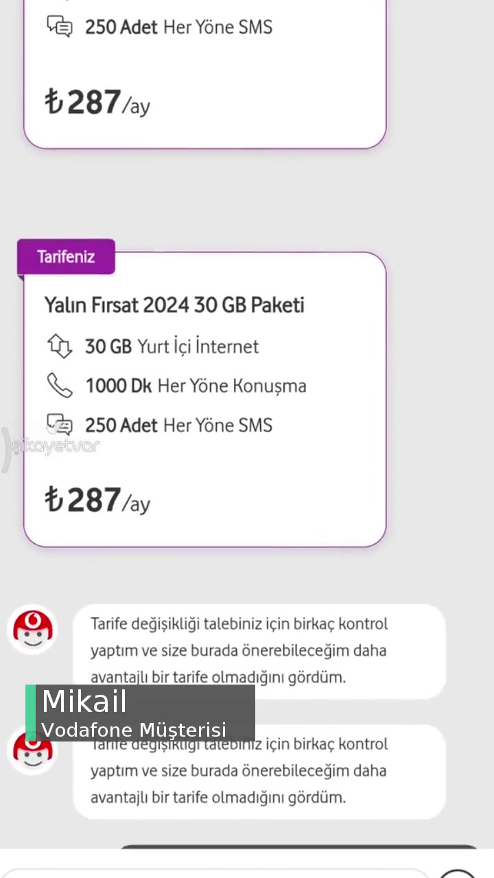 Vodafone Tarife Değişikliği Saçmalığı videonun kapak resmi