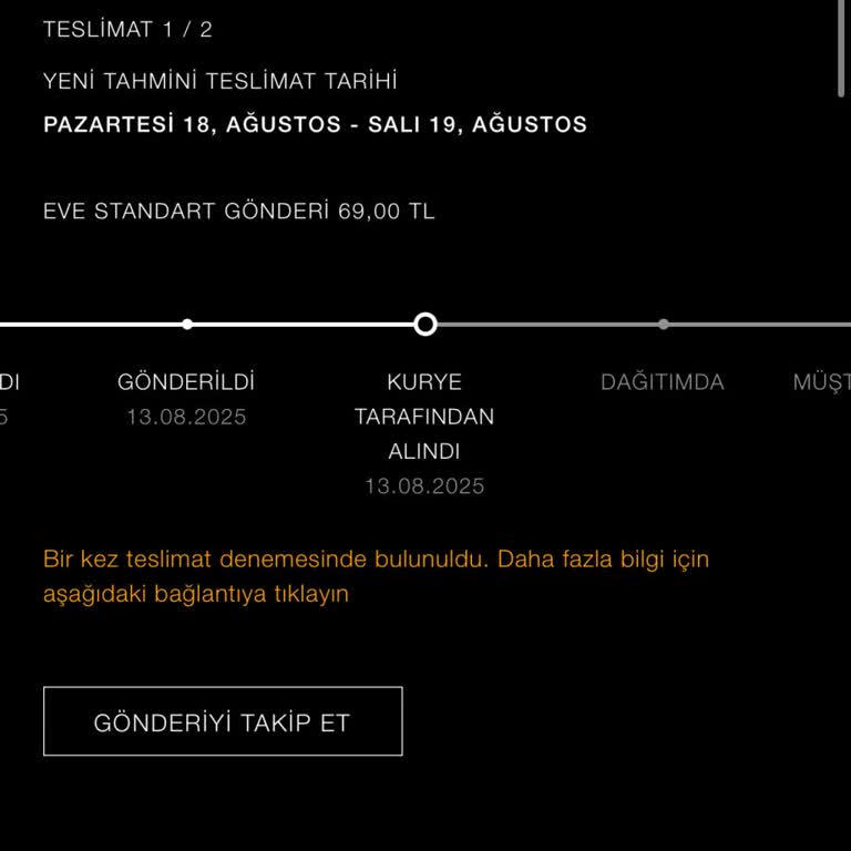 Ekspres Kargo İle Sipariş Ettiğim Elbisem Bir Haftadır Teslim Edilmedi, Çözüm Yok
