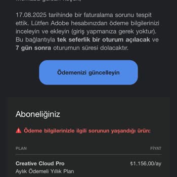 İptal Edilen Adobe Planı İçin Sürekli Para Çekme Girişimi Mağduriyet Yaratıyor