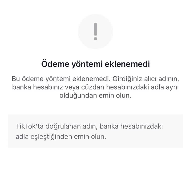 Soyadı Değişikliği Sonrası TikTok Para Çekme Sorunu!