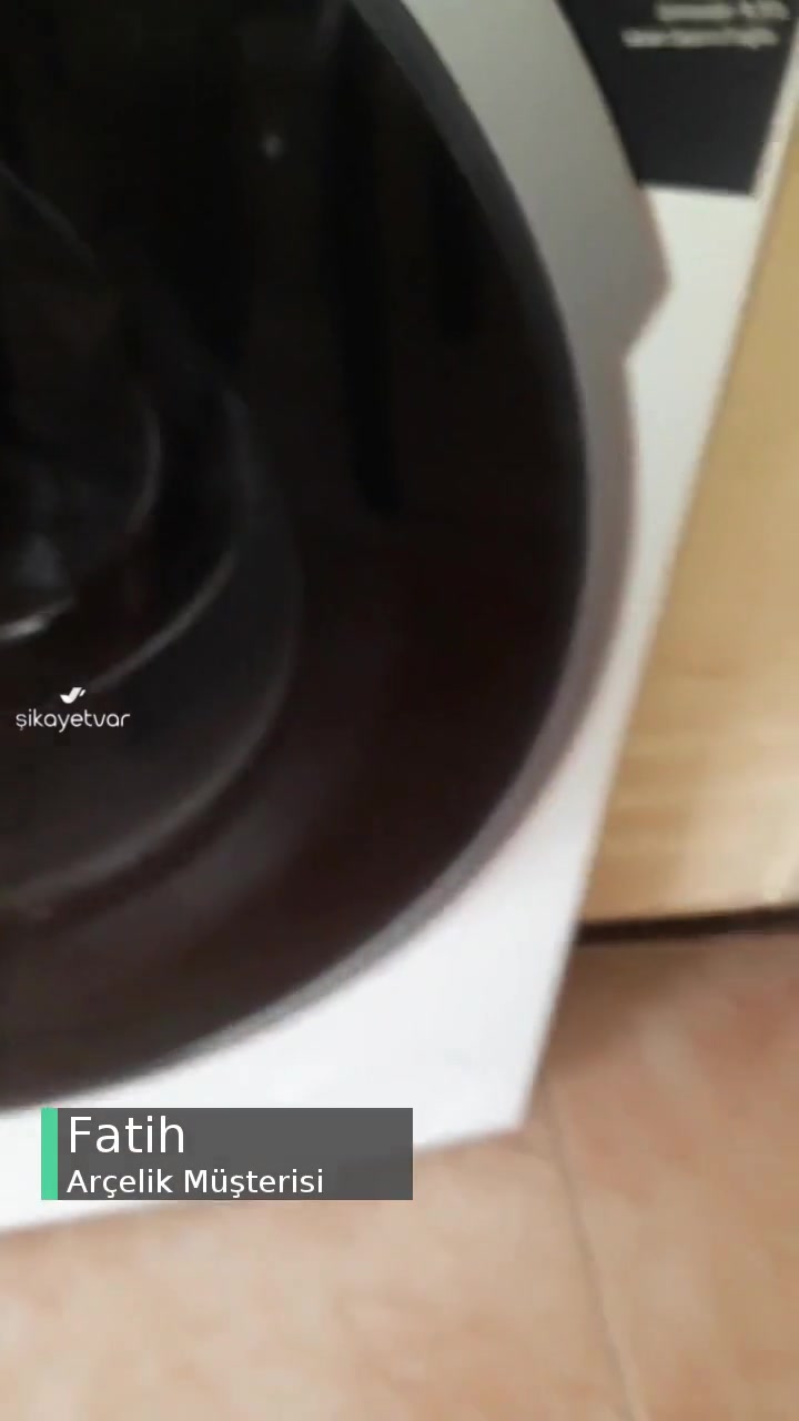 Arçelik Çamaşır Makinesini Sıfır Aldım Fakat Ön Panel Çizik! videonun kapak resmi