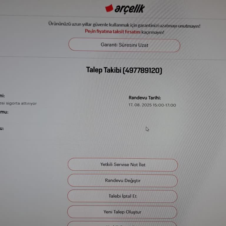 Yetkili Servis Randevusunda Yanlış Bilgilendirme Ve Mağduriyet
