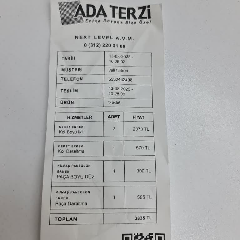 Takım Elbise Değişimi Yapılamadı Terzi Masrafım Karşılanmadı