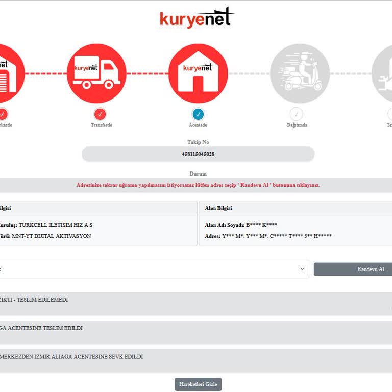 Evde Olmama Rağmen Kargom Teslim Edilmedi, Müşteri Hizmetleri Yetersiz