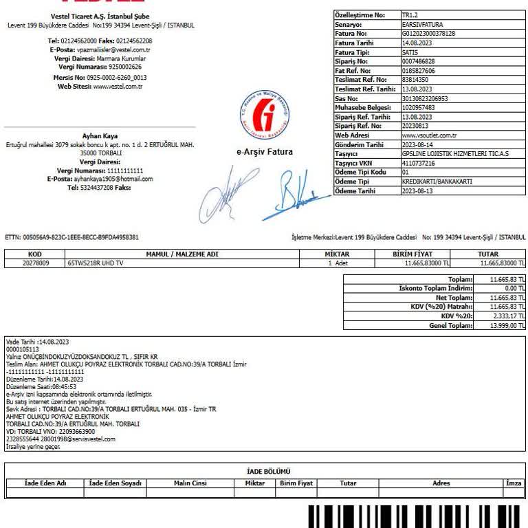 Vestel TV Digiturk Kurulumu Yapılamıyor, Yazılım Güncellemesi Bekleniyor