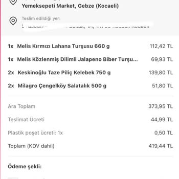 Bozuk Tavuk Ürünleri Ve Yetersiz İade Süreci