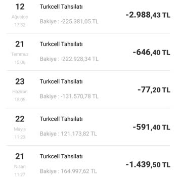 Turkcell'den Haksız Fatura Ve İade Sorunu: 5.096,53 TL Fazla Tahsilat