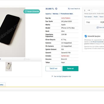 Satın Aldığım İphone'un Yurt Dışı Kayıtlı Çıkması Ve Komisyon İadesi Sorunu