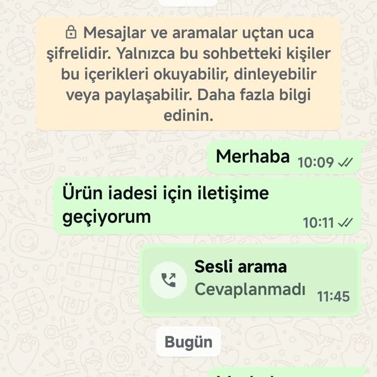 İade Talebime Yanıt Alamıyorum: Woss Store'dan Geri Dönüş Bekliyorum