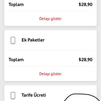 Vodafone'dan Fahiş Fatura Ve Sürekli Çekim Sorunu
