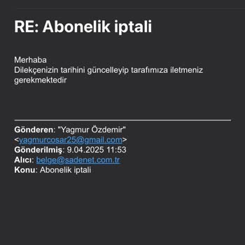 İptal Edilen Aboneliğe Fatura Kesilmesi Ve Müşteri Hizmetlerine Ulaşılamaması