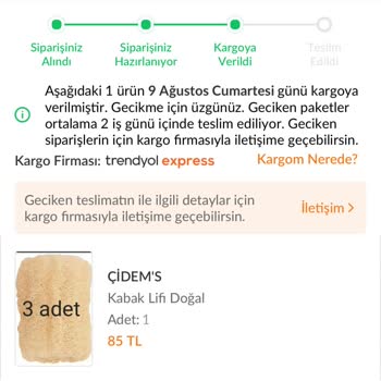Siparişim Uzun Süredir Transfer Sürecinde Teslimat Yapılmadı Mağduriyetim Devam Ediyor