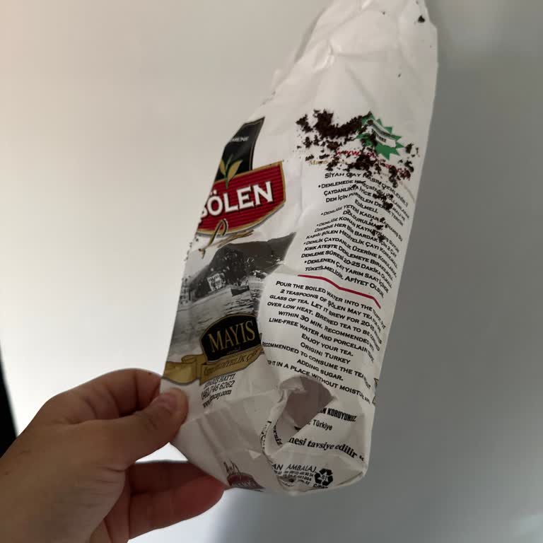 Hasarlı Çay Paketleri Ve İlgisiz Müşteri Hizmetleri