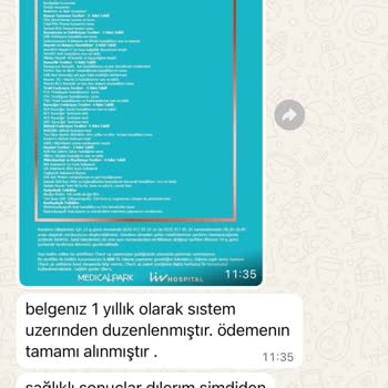 Satın Aldığım Check-Up Paketinde Eksik Hizmet Ve Yanıltıcı Bilgilendirme
