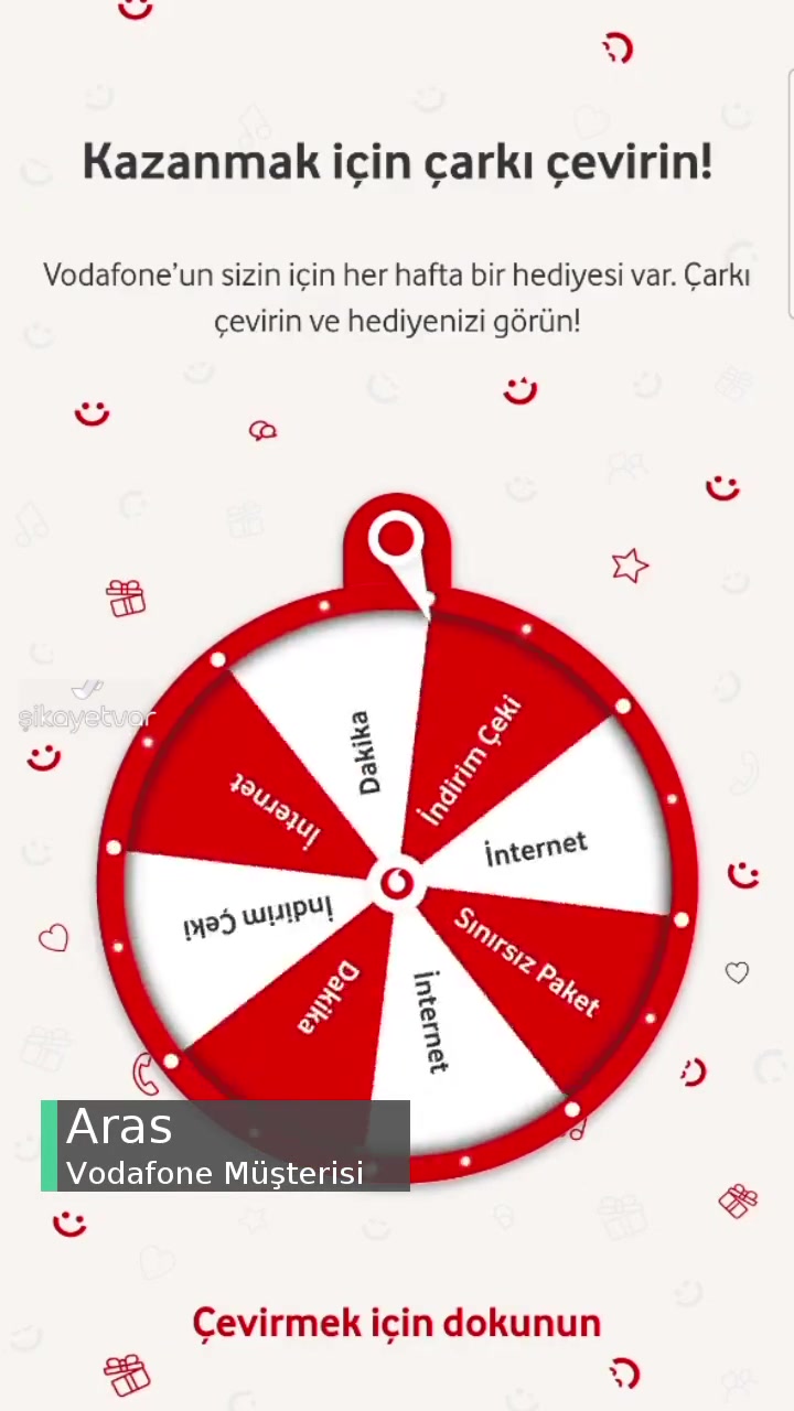 Vodafone Hediye Çarkı Sorunu videonun kapak resmi