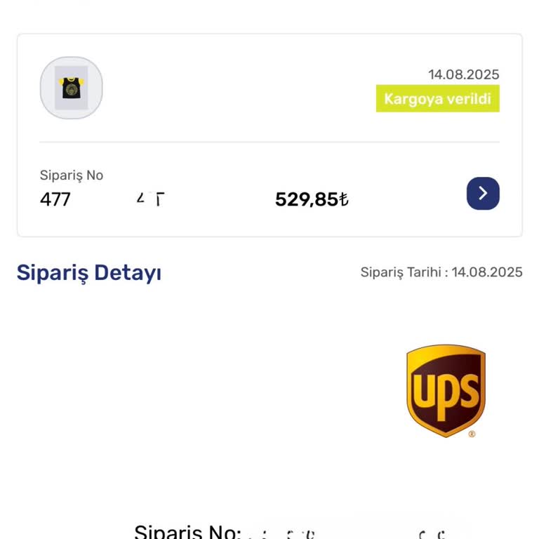Fenerium.com Siparişim Kargoya Verilmedi, Yanıltıcı Bilgi Veriliyor