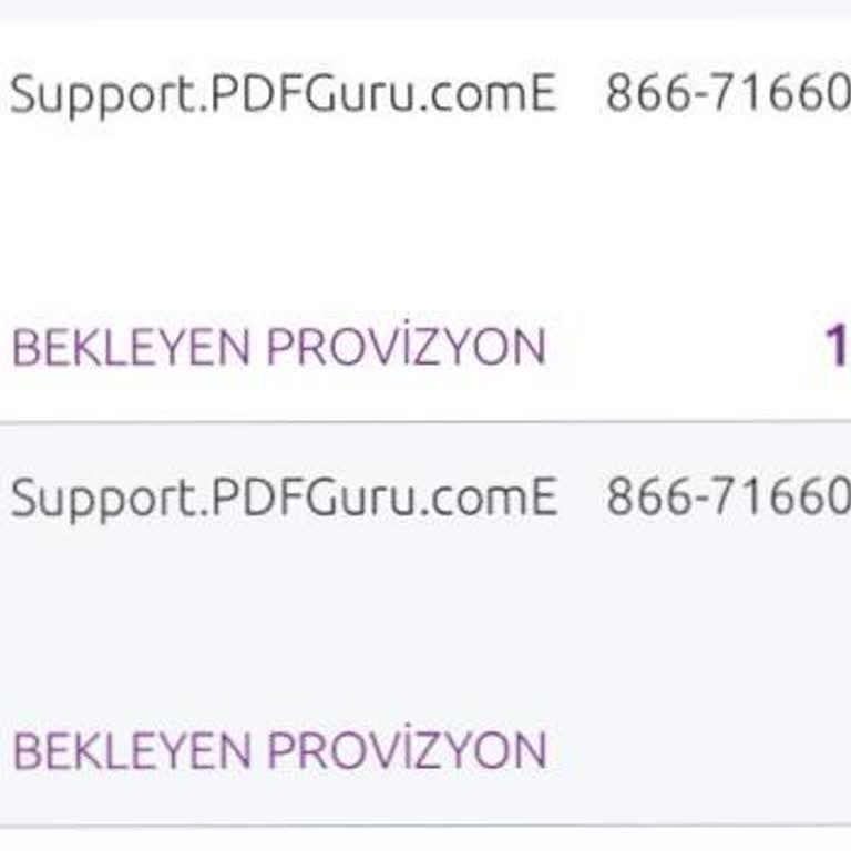 I Discover Unauthorized ₺1955.25 Charge From PDFGuru.com After One Transaction