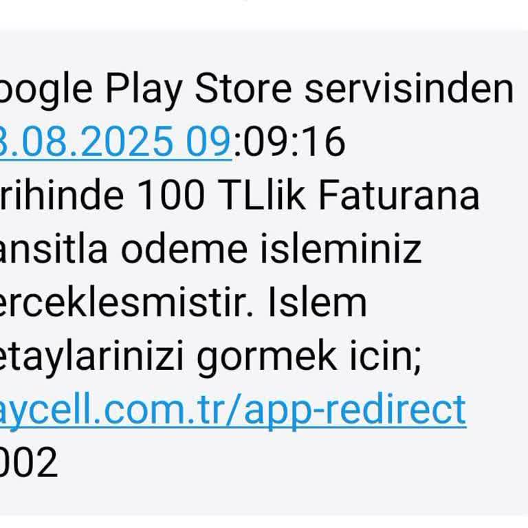 Faturama Bilgim Dışında Paycell İşlemi Yansıtıldı Açıklama Yok