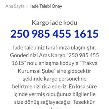 Kırık Gelen Ürün İçin Değişim Talebine Yanıt Alınamıyor