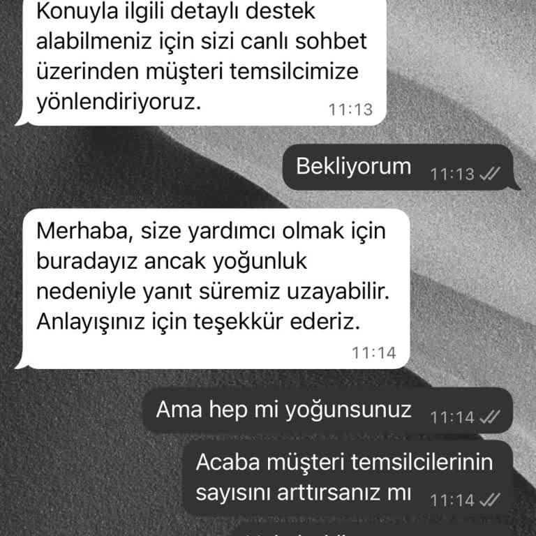 Müşteri Temsilcisine Ulaşmakta Büyük Zorluk Ve Siparişlerin İletilmemesi