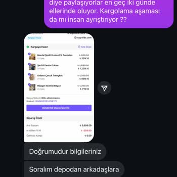 Siparişim Zamanında Gönderilmedi, İletişim Ve Hizmette Sorun Yaşadım