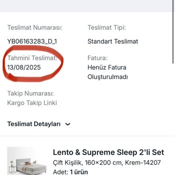 Yataş Bedding'den Siparişlerim Süresinde Teslim Edilmedi, Mağduriyet Yaşıyorum