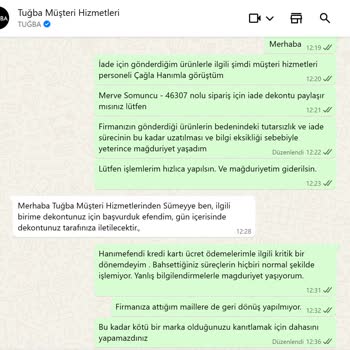 İade Sürecinde Bilgi Eksikliği Ve Geciken Ödeme Mağduriyeti