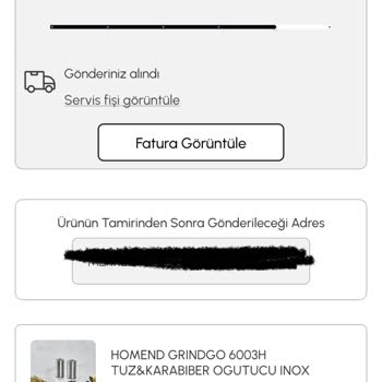 Garanti Kapsamındaki Baharat Öğütücüm Arızalı İade Talebime Çözüm Sunulmuyor