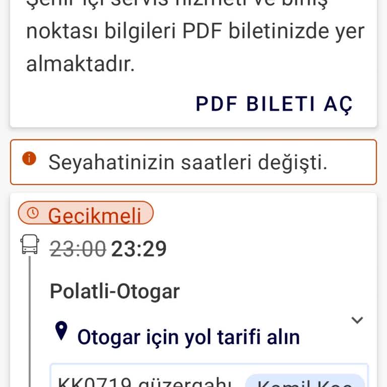 Kamil Koç Seferinde Otobüs Gelmedi Mağdur Edildik Ücret İadesi Yapılmadı