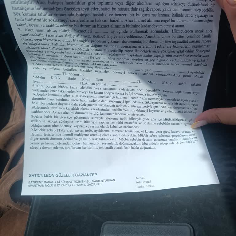 Hizmetten Memnun Kalmadım, Para İadesi Talebim Reddedildi