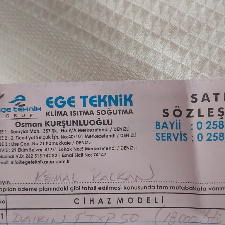 Daikin Klima İç Ünitesi Boyut Farkı Ve Bilgilendirme Eksikliği