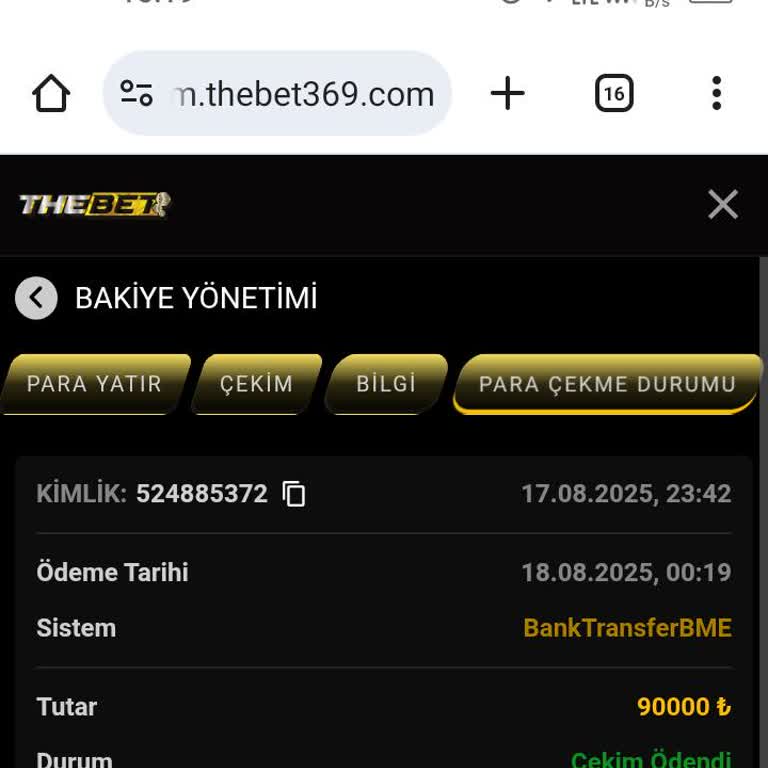 Thebet Para Çekme Talebim Onaylandı Ama Hesabıma Para Geçmedi