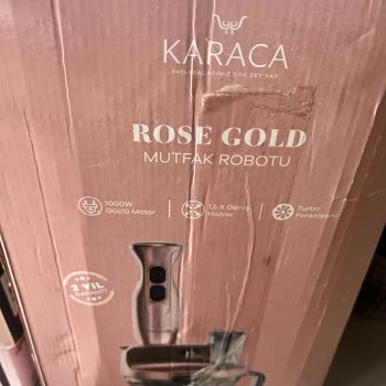 Karaca Rose Gold Mutfak Robotunun Kilidinde Yeni Ortaya Çıkan Bir Arıza Yaşıyorum