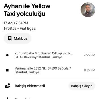 Uber Takside Ödenen Tutar İle Taksimetre Arasındaki Büyük Fark Ve Destekten Yanıt Alınamaması