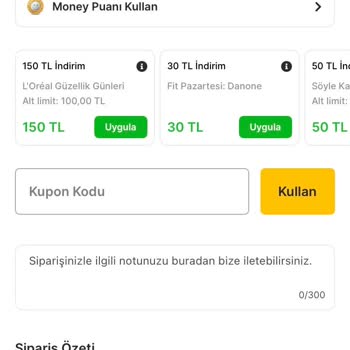 Migros Hemen Kupon Alt Limiti Belirsizliği Ve İndirimin Uygulanmaması
