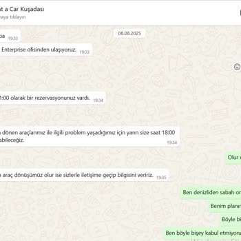 Rezervasyonumda Otomatik Araç Yerine Manuel Araç Ve Yetersiz Çözüm