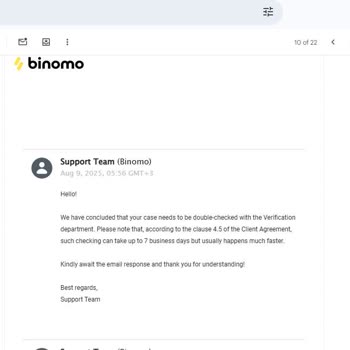Binomo Account Verification Declined Without Clear Reason