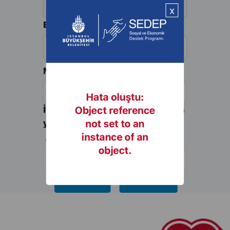 Evlilik Yardımı Başvurusunda Sürekli Sistem Hatası Alıyorum