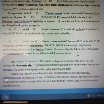 Nuveen VIP Uygulamasıyla Yatırdığım Param Geri Verilmiyor, Mağdur Edildim!