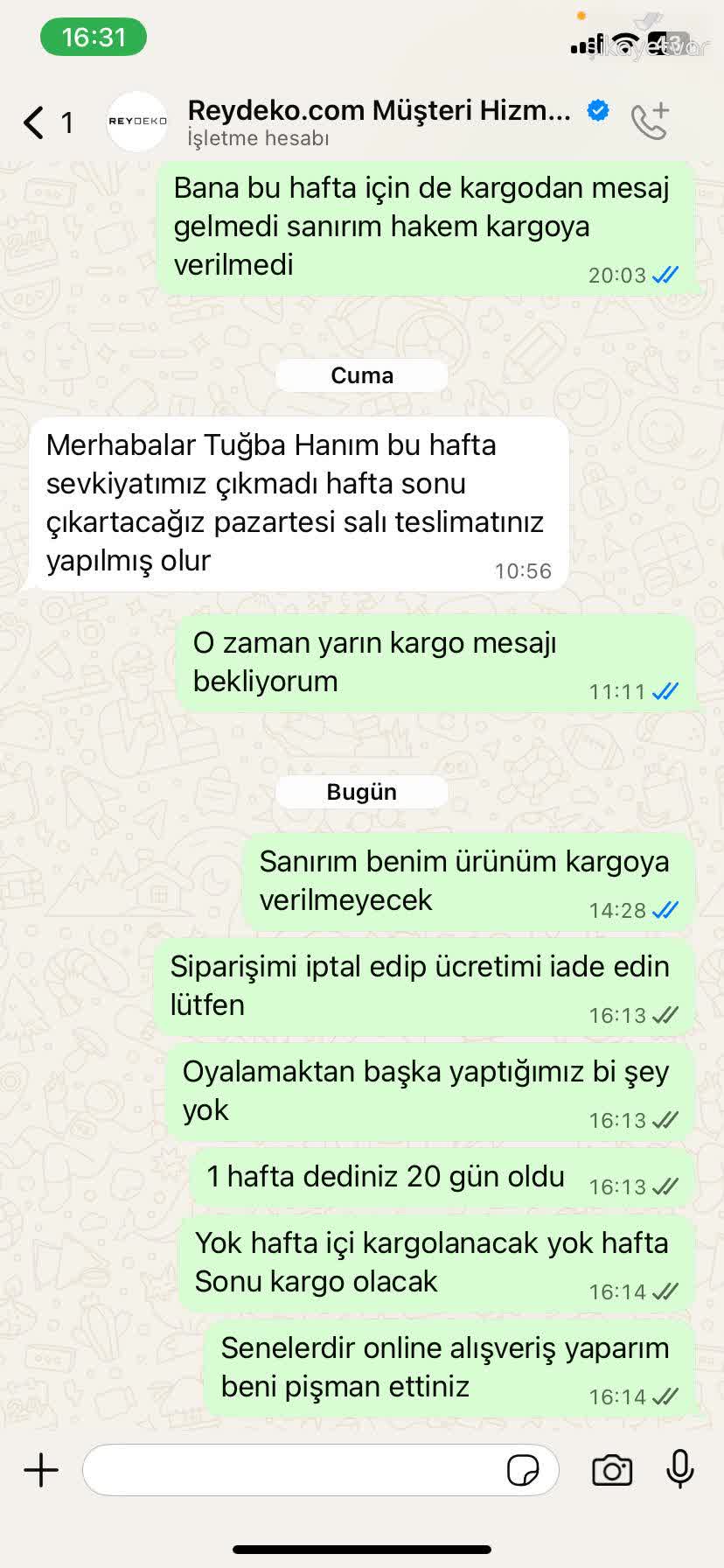 Güvenli Ödeme - 30174 - Şikayetvar