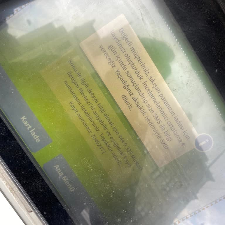 ATM'de Sıkışan Para Nedeniyle Mağduriyet Ve Acil İşlem Talebi