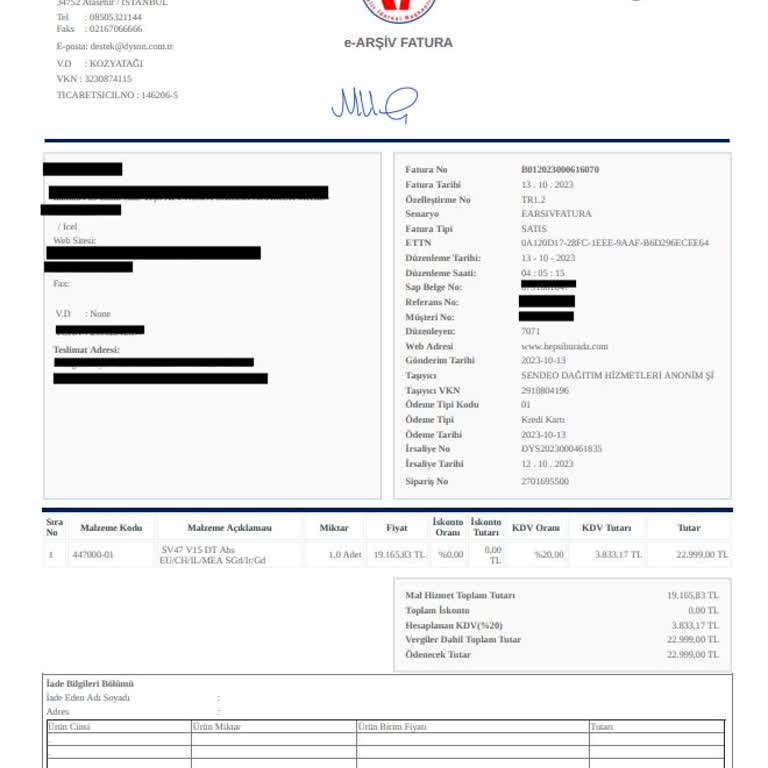 Dyson V15 Süpürgemin Borusu 1 Yıldır Değiştirilmiyor, Mağduriyetim Giderilmiyor