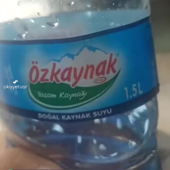 Özkaynak Su Deterjan Tadı Veriyor!