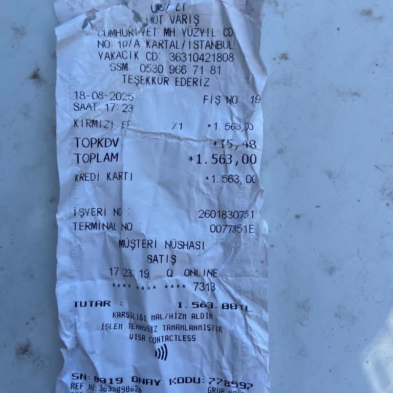 Umut Et & Şarküteri (Kartal) Fiyat Politikasını Gözden Geçirmeli