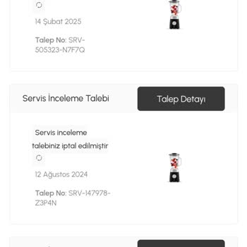 Sürekli Arızalanan Blender İçin Çözüm Sunulmuyor, Paramı Geri İstiyorum