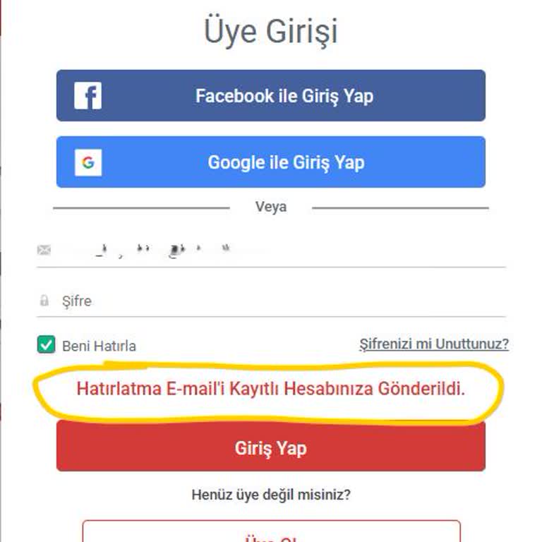Obilet Hesabıma Erişemiyorum, Destek Alamıyorum