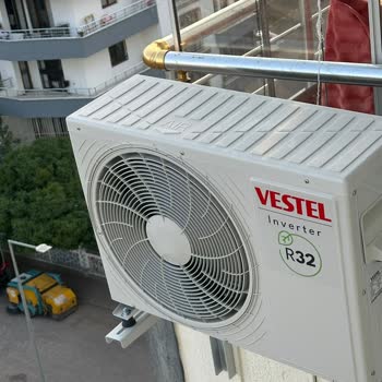 Vestel Klima Montajında Dış Ünite Eğri Ve Ücret Alındı