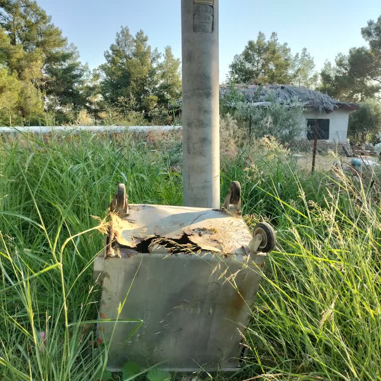 Seydikemer Belediyesi Çöp Konteyneri Delik