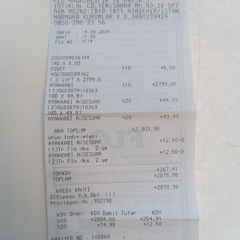 Yanlış Numara Ayakkabı Ve İlgisiz Mağaza Çalışanı Nedeniyle Değişim Sorunu